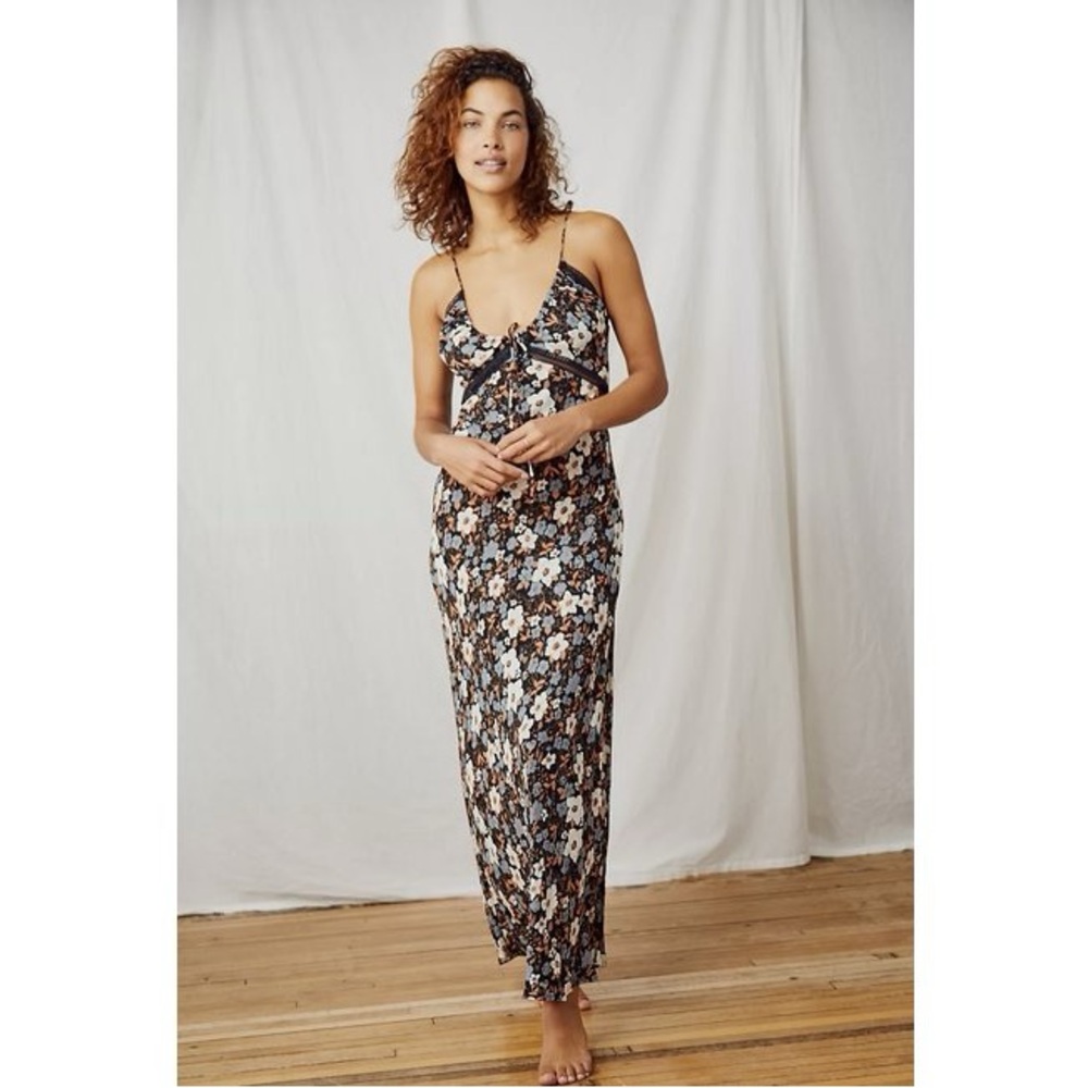 Free People All I Wanted Maxi Slip Dress XS